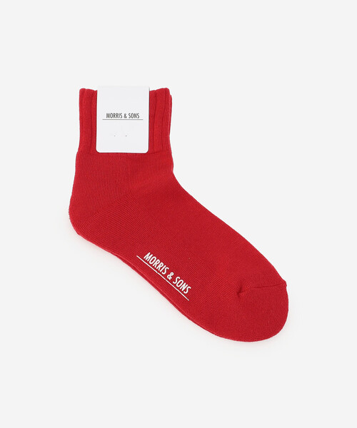 Morris & Sons(モリスアンドサンズ)の「MORRIS & SONS | ショートソックス WOMEN(ソックス/靴下・レディース・ベージュ/ライトブルー/ホワイト/レッド・WOMENS)」の4枚目の写真