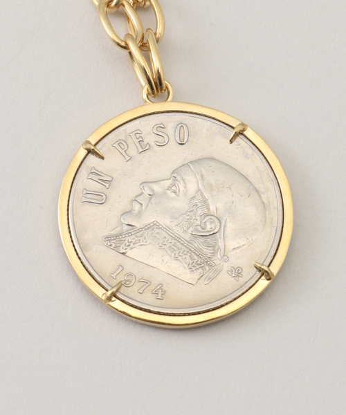 FRAMeWORK（フレームワーク）の「Gabriela Artigas/ガブリエラ アルティガス PESO MEDALLION Vintage（ネックレス・レディース・ゴールド・FREE）」の3枚目の写真
