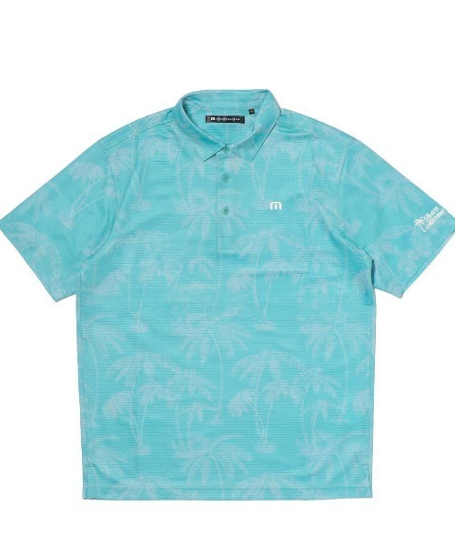 travisMathew パームツリー柄 ポロシャツ 新作 トラヴィスマシュー TravisMathew 半袖パームツリープリントポロ