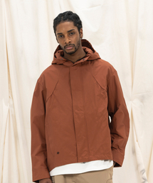 Nylon RIB Flash Line Jacket - BRICK