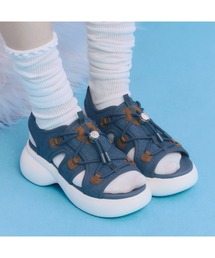 ABC SELECT エービーシーセレクト CL VL CODE SANDAL 6 ボリュームコードサンダル 6 W2067 DENIM