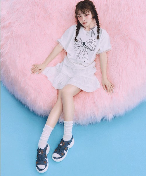 ABC-MART(エービーシーマート)の「ABC SELECT エービーシーセレクト CL VL CODE SANDAL 6 ボリュームコードサンダル 6 W2067 DENIM(サンダル・メンズ・シルバー・SMALL/MEDIUM/LARGE/X-LARGE)」の5枚目の写真
