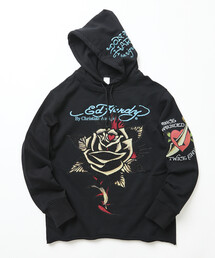 限定展開 Ed Hardy/エドハーディ ED HARDY ROSE R- STONE HOODIE