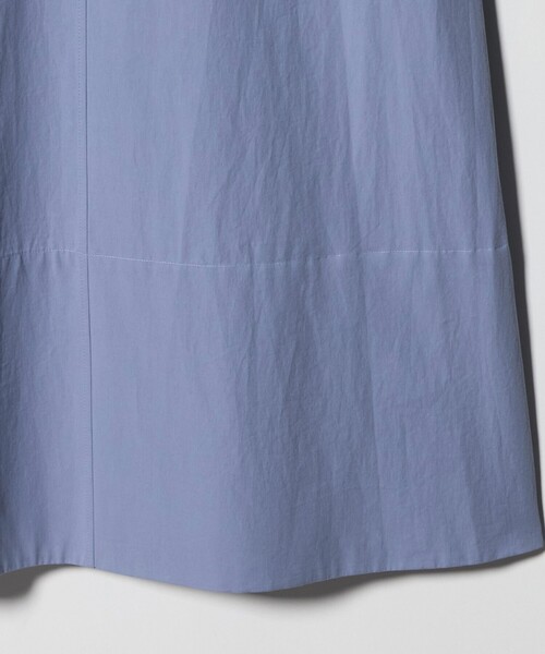 UNITED ARROWS（ユナイテッドアローズ）の「コットン スキッパー シャツ ワンピース ‐ウォッシャブル‐（ワンピース・レディース・ネイビー/オフホワイト/ライラック・36/38）」の9枚目の写真