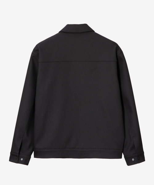 MINDBRIDGE（マインドブリッジ）の「[COUTURE]ツイルジップアップトラッカー（デニムジャケット・メンズ・ダークベージュ/ブラック・95/100/105/110）」の3枚目の写真