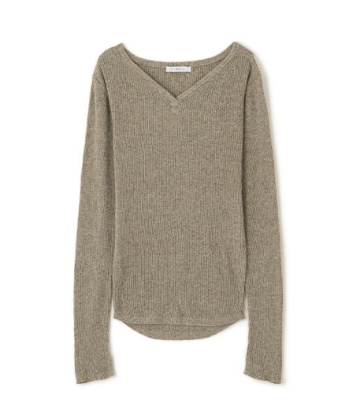 ETRE TOKYO（エトレトウキョウ）の「リネンヘルシーニットプルオーバー（ニット/セーター・レディース・ブラック/グレイッシュベージュ/ホワイト・FREE）」の22枚目の写真