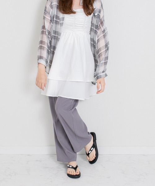 Bridget Birkin(ブリジットバーキン)の「【Bridget Birkin】キルティングリボントングサンダル(562212)(サンダル・レディース・ピンク系その他/ブラック系その他/シルバー・S/L/M/LL)」の7枚目の写真