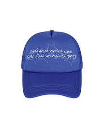 OJOS（オホス）の「Girlboss Trucker Cap / Blue（キャップ）」