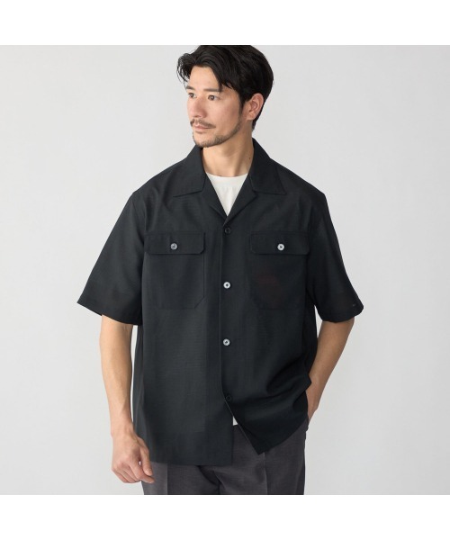 SHIPS｜シップスのスーツパンツ（ブラック/黒色系・ウォッシャブル加工