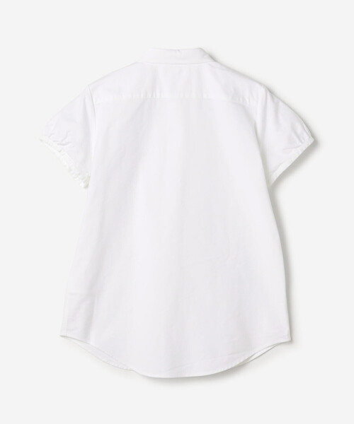 GYMPHLEX(ジムフレックス)の「Gymphlex | オックスフォード フレンチスリーブシャツ WOMEN(シャツ/ブラウス・レディース・ブルー/ホワイト・14/12)」の4枚目の写真