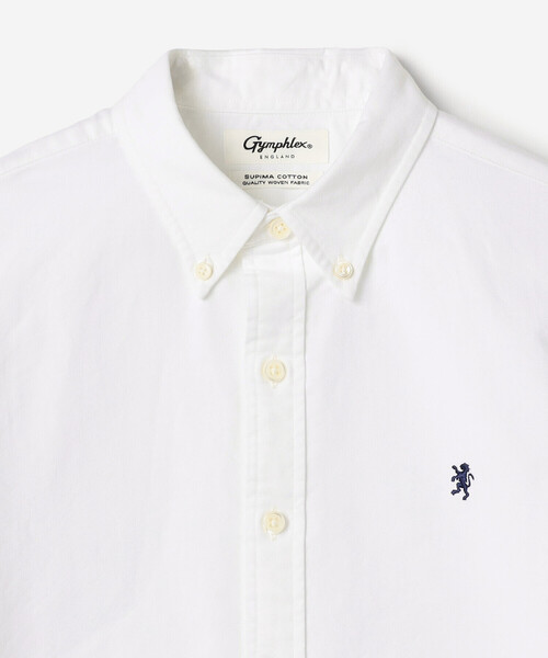 GYMPHLEX(ジムフレックス)の「Gymphlex | オックスフォード フレンチスリーブシャツ WOMEN(シャツ/ブラウス・レディース・ブルー/ホワイト・14/12)」の5枚目の写真