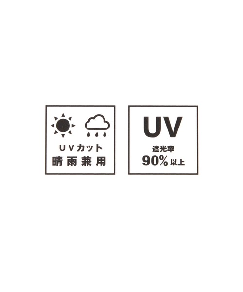 BAYFLOW(ベイフロー)の「【ASANTE SANA26】晴雨兼用傘50cm(長傘・レディース・イエロー/ブラック・0)」の7枚目の写真