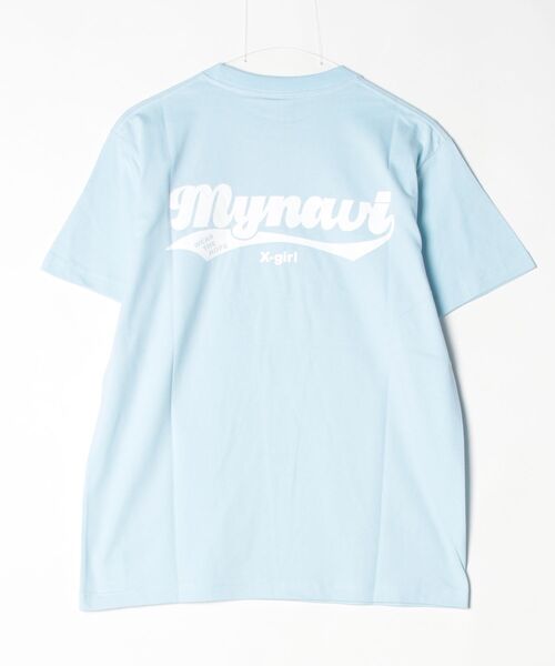 X-girl SPORTS(エックスガールスポーツ)の「MAI S WE FAN GOODS S/S TEE/マイナビ仙台レディース(Tシャツ/カットソー・メンズ・ライトブルー/ホワイト・X-LARGE/LARGE/MEDIUM/SMALL)」の18枚目の写真
