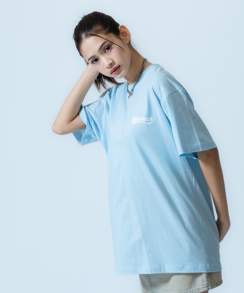 X-girl SPORTS(エックスガールスポーツ)の「MAI S WE FAN GOODS S/S TEE/マイナビ仙台レディース(Tシャツ/カットソー・メンズ・ライトブルー/ホワイト・X-LARGE/LARGE/MEDIUM/SMALL)」の5枚目の写真