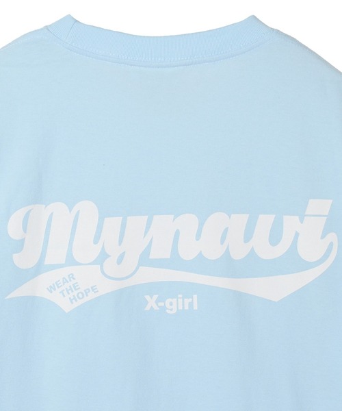 X-girl SPORTS(エックスガールスポーツ)の「MAI S WE FAN GOODS S/S TEE/マイナビ仙台レディース(Tシャツ/カットソー・メンズ・ライトブルー/ホワイト・X-LARGE/LARGE/MEDIUM/SMALL)」の12枚目の写真