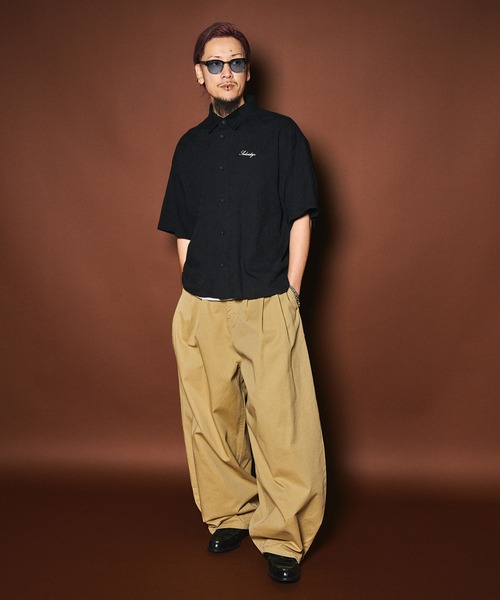 Subciety（サブサエティ）の「Super wide balloon chino pants（チノパンツ・メンズ・ベージュ/ホワイト/ブラック・MEDIUM/LARGE）」の19枚目の写真