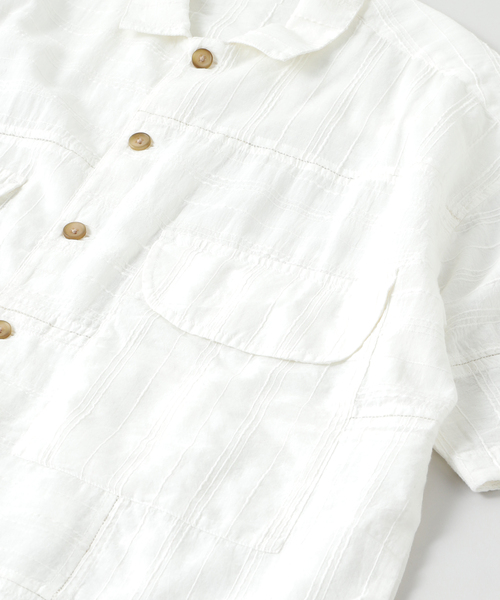 JOURNAL STANDARD(ジャーナルスタンダード)の「Eighteen East S/S AGEROLA(シャツ/ブラウス・メンズ・アイボリー・LARGE/MEDIUM)」の3枚目の写真