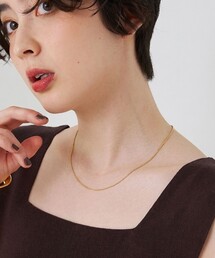 TEN. | 【TEN./テン】ツイストチェーンネックレスGD ゴールド 38cm(ネックレス)