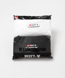 HANES×LOWERCASE LOWERCASE 2P BEEFY-T SS