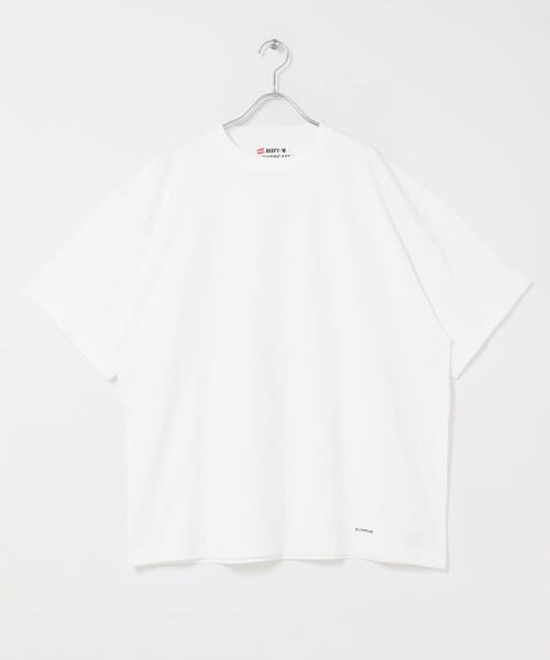 URBAN RESEARCH（アーバンリサーチ）の「HANES×LOWERCASE　LOWERCASE 2P BEEFY-T SS（Tシャツ/カットソー・メンズ・ホワイト系その他/グレー/ホワイト/ブラック/ネイビー・XX-LARGE/X-LARGE/LARGE/MEDIUM）」の7枚目の写真