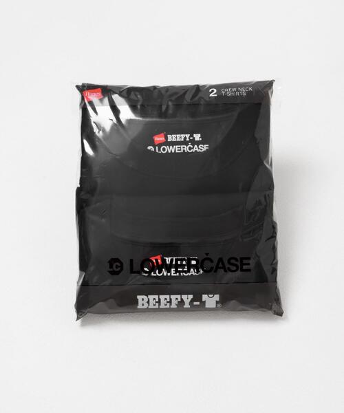 URBAN RESEARCH（アーバンリサーチ）の「HANES×LOWERCASE　LOWERCASE 2P BEEFY-T SS（Tシャツ/カットソー・メンズ・ホワイト系その他/グレー/ホワイト/ブラック/ネイビー・XX-LARGE/X-LARGE/LARGE/MEDIUM）」の14枚目の写真