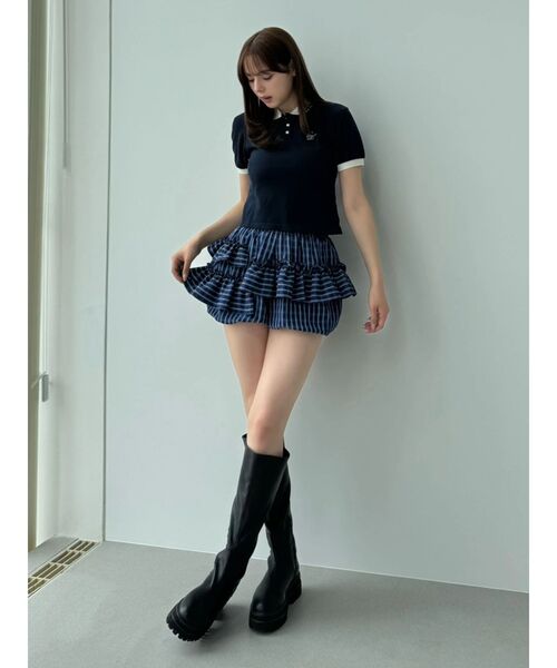 CALNAMUR(カルナムール)の「バルーンキュロット(その他パンツ・レディース・その他1/ブラック/ホワイト・FREE)」の10枚目の写真