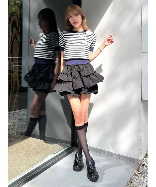 CALNAMUR(カルナムール)の「バルーンキュロット(その他パンツ・レディース・その他1/ブラック/ホワイト・FREE)」の13枚目の写真