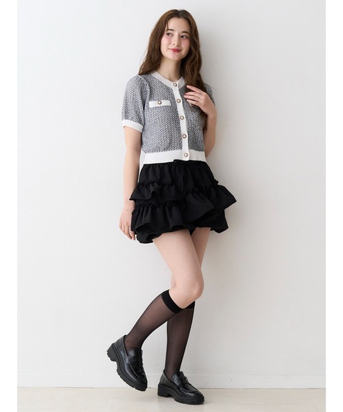 CALNAMUR(カルナムール)の「バルーンキュロット(その他パンツ・レディース・その他1/ブラック/ホワイト・FREE)」の9枚目の写真