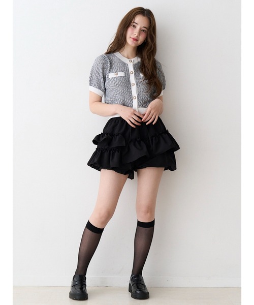 CALNAMUR(カルナムール)の「バルーンキュロット(その他パンツ・レディース・その他1/ブラック/ホワイト・FREE)」の8枚目の写真