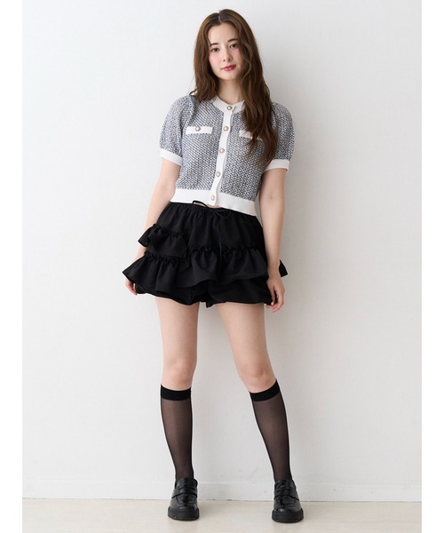 CALNAMUR(カルナムール)の「バルーンキュロット(その他パンツ・レディース・その他1/ブラック/ホワイト・FREE)」の6枚目の写真