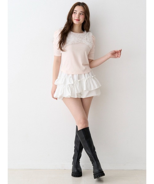 CALNAMUR(カルナムール)の「バルーンキュロット(その他パンツ・レディース・その他1/ブラック/ホワイト・FREE)」の12枚目の写真