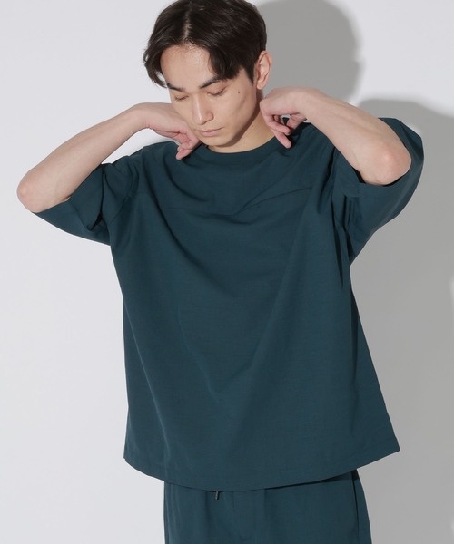 LAKOLE(ラコレ)の「ドライワッシャープルオーバー / 666561(Tシャツ/カットソー・メンズ・ダークオリーブ/ブラック/ライトグレー/モカ・LARGE/X-LARGE/MEDIUM)」の4枚目の写真