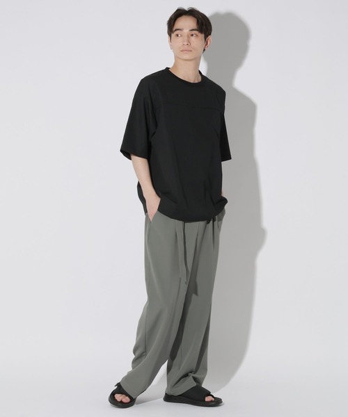 LAKOLE(ラコレ)の「ドライワッシャープルオーバー / 666561(Tシャツ/カットソー・メンズ・ダークオリーブ/ブラック/ライトグレー/モカ・LARGE/X-LARGE/MEDIUM)」の10枚目の写真