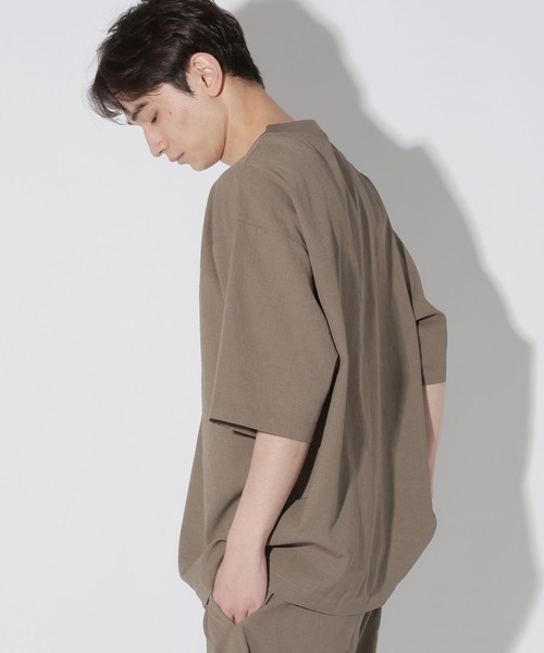 LAKOLE(ラコレ)の「ドライワッシャープルオーバー / 666561(Tシャツ/カットソー・メンズ・ダークオリーブ/ブラック/ライトグレー/モカ・LARGE/X-LARGE/MEDIUM)」の19枚目の写真