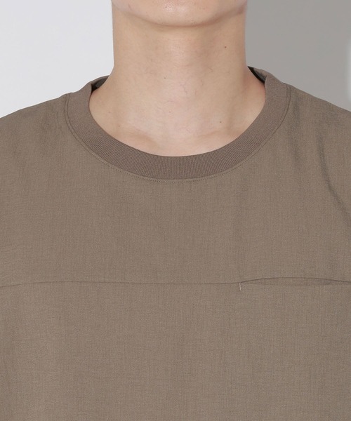 LAKOLE(ラコレ)の「ドライワッシャープルオーバー / 666561(Tシャツ/カットソー・メンズ・ダークオリーブ/ブラック/ライトグレー/モカ・LARGE/X-LARGE/MEDIUM)」の22枚目の写真