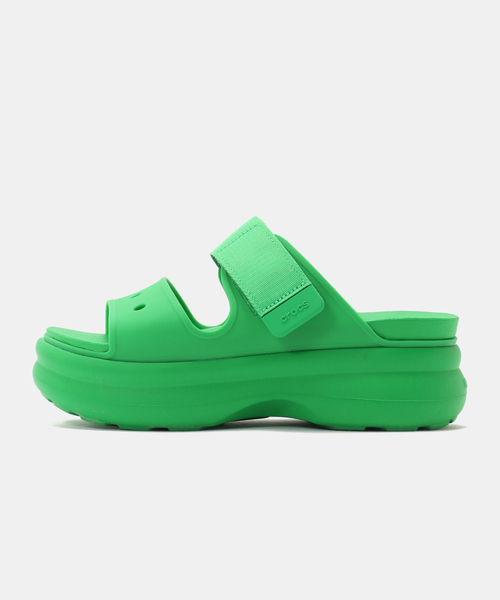 crocs(クロックス)の「Crocs SOHO TWO STRAP SANDAL 212861-2CQ(サンダル・レディース・グリーン・23cm/22cm/24cm)」の1枚目の写真