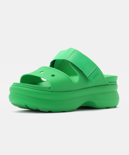 crocs(クロックス)の「Crocs SOHO TWO STRAP SANDAL 212861-2CQ(サンダル・レディース・グリーン・23cm/22cm/24cm)」の2枚目の写真