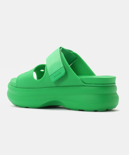crocs(クロックス)の「Crocs SOHO TWO STRAP SANDAL 212861-2CQ(サンダル・レディース・グリーン・23cm/22cm/24cm)」の3枚目の写真