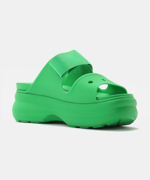 crocs(クロックス)の「Crocs SOHO TWO STRAP SANDAL 212861-2CQ(サンダル・レディース・グリーン・23cm/22cm/24cm)」の5枚目の写真