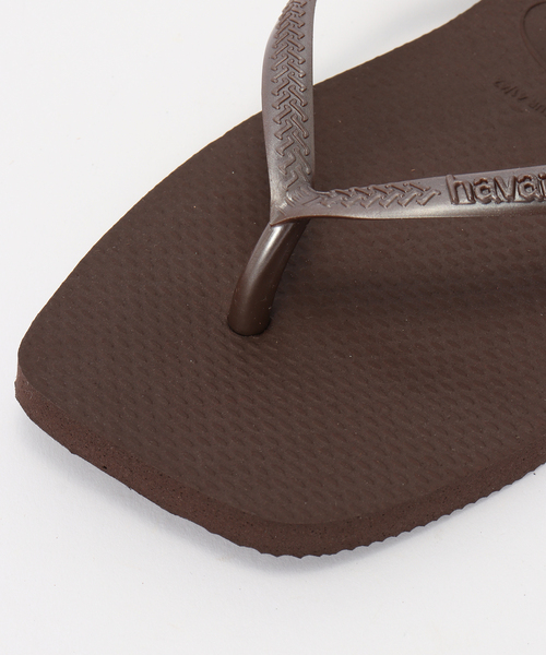 havaianas(ハワイアナス)の「havaianas/ ハワイアナス slim square(サンダル・レディース・ブラウン/ブラック・24cm/23cm/22cm/25cm)」の5枚目の写真