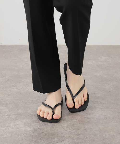 havaianas(ハワイアナス)の「havaianas/ ハワイアナス slim square(サンダル・レディース・ブラウン/ブラック・24cm/23cm/22cm/25cm)」の4枚目の写真