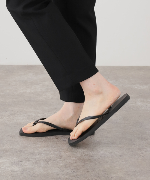 havaianas(ハワイアナス)の「havaianas/ ハワイアナス slim square(サンダル・レディース・ブラウン/ブラック・24cm/23cm/22cm/25cm)」の3枚目の写真
