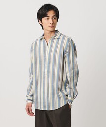 UNITED ARROWS | ALBINI アルビニ マルチストライプ プルオーバー シャツ(シャツ/ブラウス)