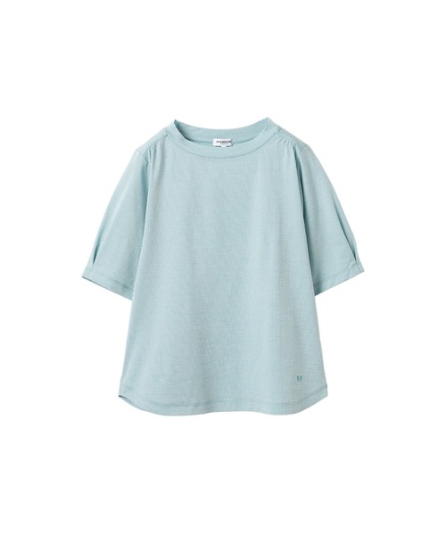 McGREGOR(マックレガー)の「【接触冷感】サッカーストライプTシャツ(Tシャツ/カットソー・レディース・グレー系その他/コーラル/ナチュラル・M/L)」の18枚目の写真