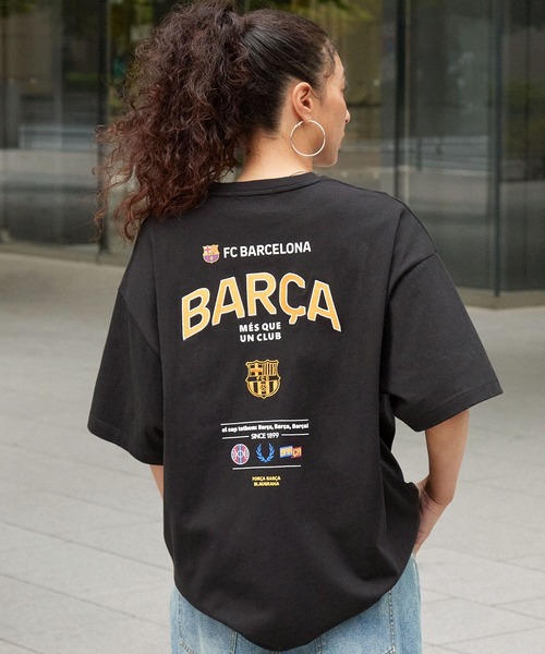 FC BARCELONA/FCバルセロナ】別注 ビッグシルエットエンブレムロゴ