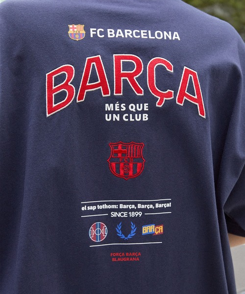 FC BARCELONA/FCバルセロナ】別注 ビッグシルエットエンブレムロゴ