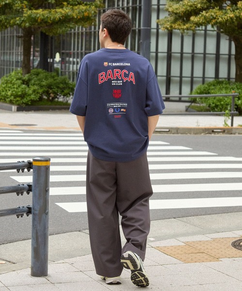 FC BARCELONA/FCバルセロナ】別注 ビッグシルエットエンブレムロゴ