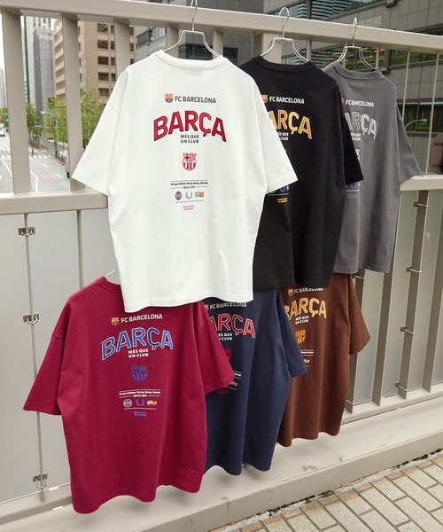 FC BARCELONA/FCバルセロナ】別注 ビッグシルエットエンブレムロゴ