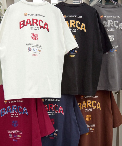 FC BARCELONA/FCバルセロナ】別注 ビッグシルエットエンブレムロゴ