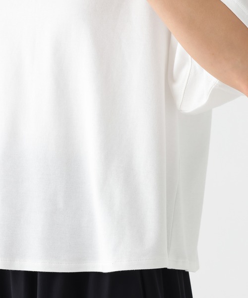 Elura(エルーラ)の「汗ジミ軽減ブラウスTシャツ/1032364(Tシャツ/カットソー・レディース・ボルドー/ブラック/ホワイト・FREE)」の7枚目の写真